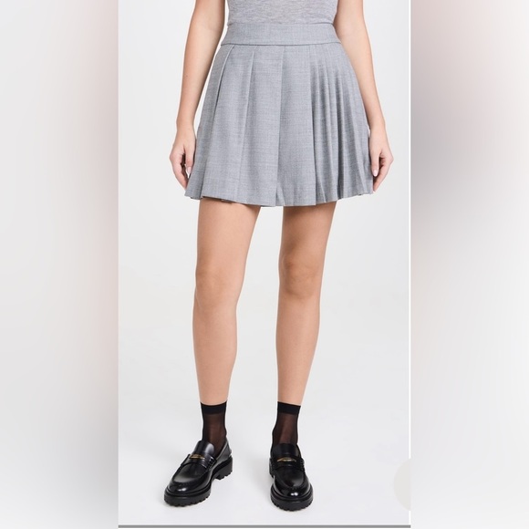 Solid & Striped The Mini Bonnie Wool-Blend Skirt Women's Small - NWOT - Picture 3 of 11